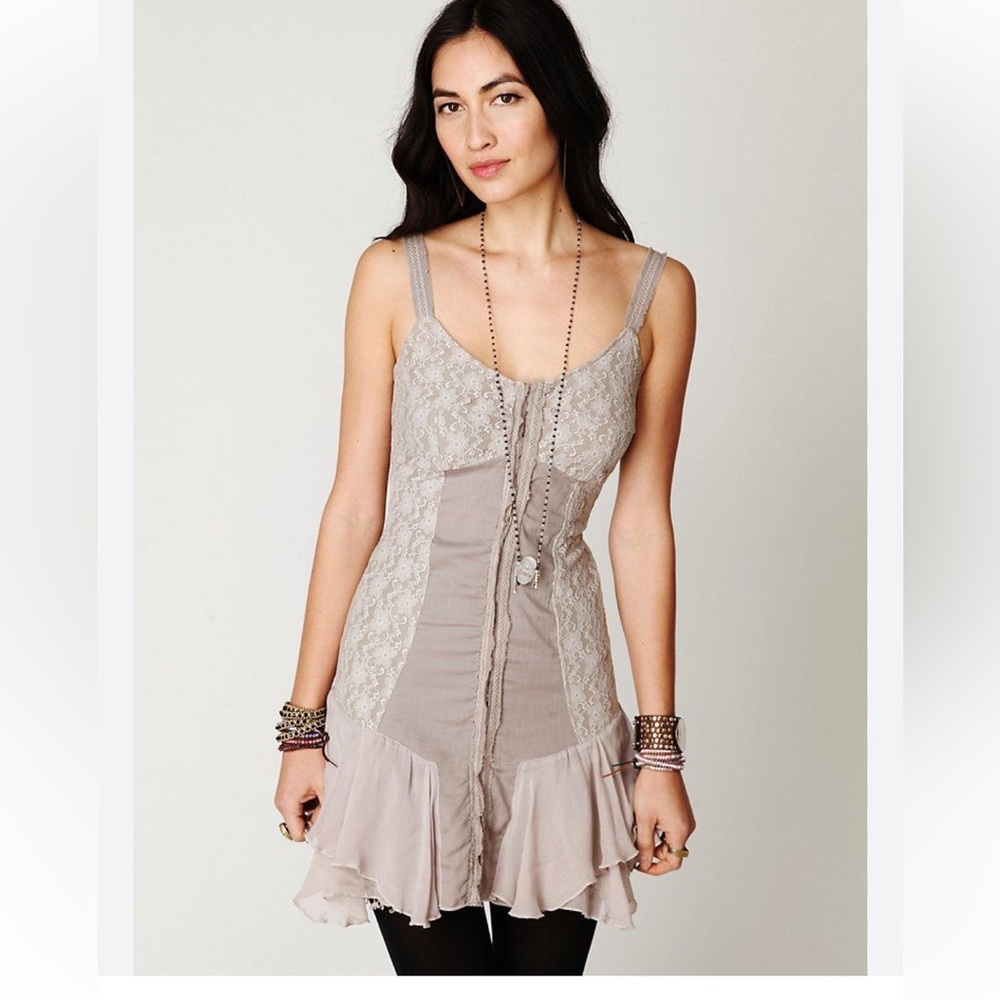 Free People Lacey Corset Dress XS